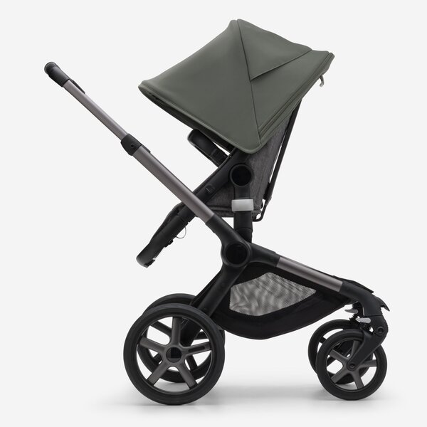Bugaboo Fox 5 kомплект коляски Graphite/Grey Melange, Forest Green - Bugaboo