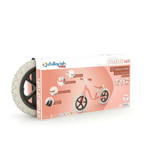 Chillafish Charlie LUX jooksuratas 12", Salmon - Chillafish