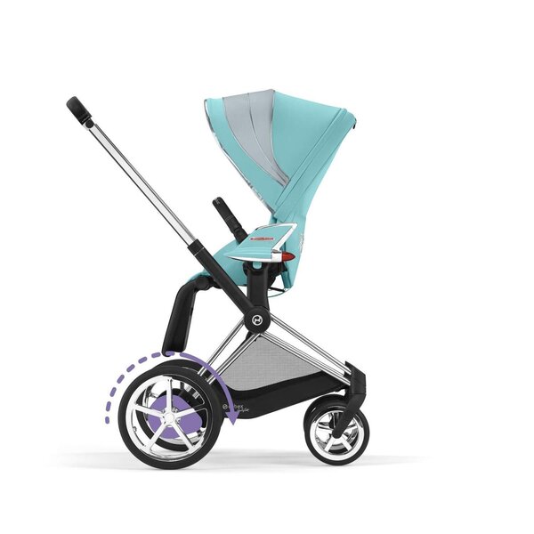 Cybex e-Priam V4 pushchair Car Light Blue - Cybex