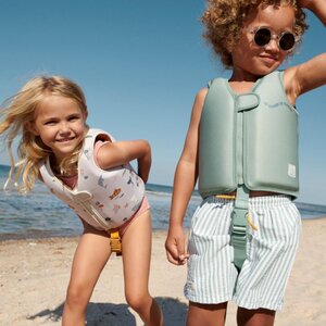 Liewood Dove swim vest Waves/Peppermint - Liewood