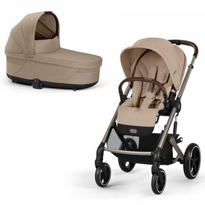 Cybex Balios S Lux vežimėlio komplektas Almond Beige - Cybex
