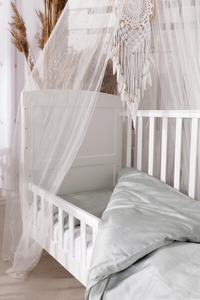 Tinynord cot Leon 60x120cm, White - Tinynord