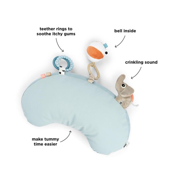 Done by Deer tummy time activity pillow Playground Blue - Done by Deer
