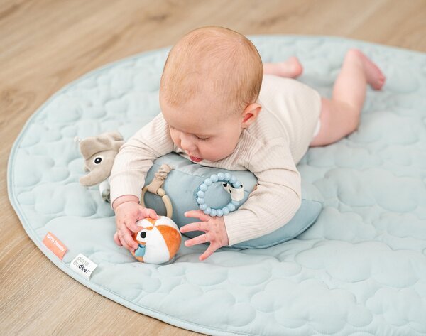 Done by Deer tummy time activity pillow Playground Blue - Done by Deer
