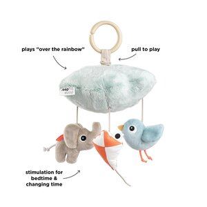 Done by Deer musical mobile Playground Blue - Done by Deer