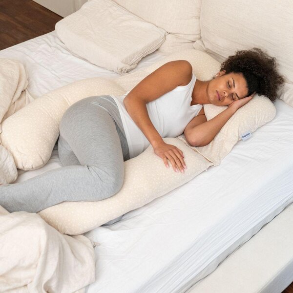 Doomoo Maxxy nursing pillow, Flowers Sand - Doomoo