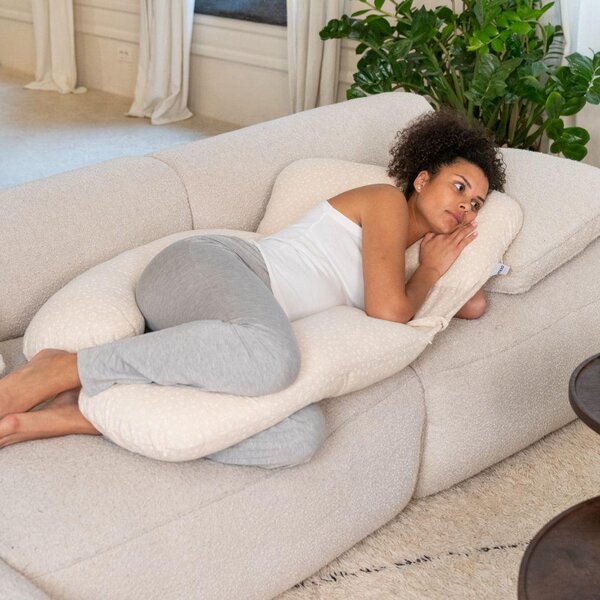 Doomoo Maxxy nursing pillow, Flowers Sand - Doomoo