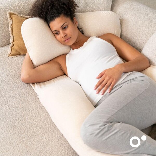 Doomoo Maxxy nursing pillow, Flowers Sand - Doomoo