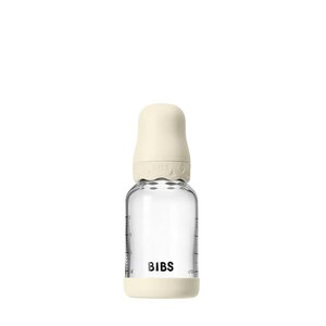 Bibs klaasist lutipudel 120ml, Slow Flow Ivory - Bibs