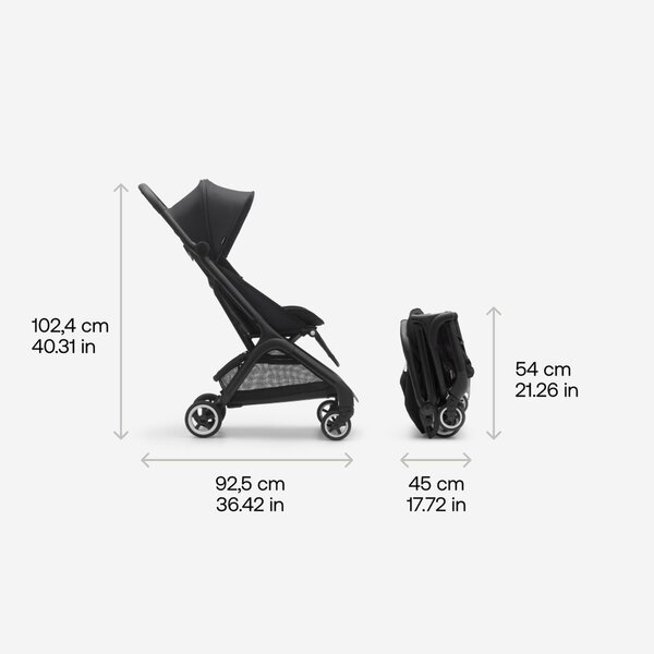 Bugaboo Butterfly buggy Dark Cherry with bumper bar - Bugaboo