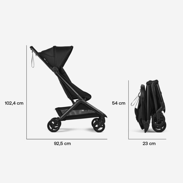Bugaboo Butterfly 2 kergkäru Black/Desert Taupe - Bugaboo