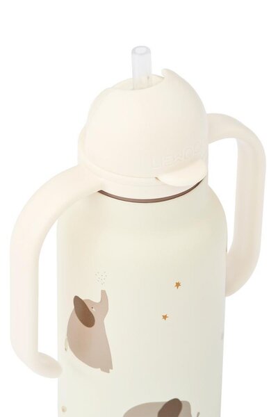 Liewood Kimmie Water Bottle 250ml, Elephant / Creme de la creme - Liewood