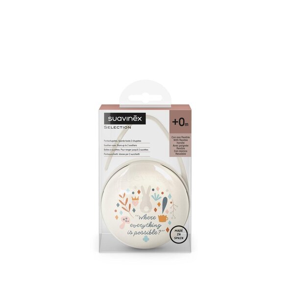 Suavinex soother case Duo Wonderland Beige - Suavinex