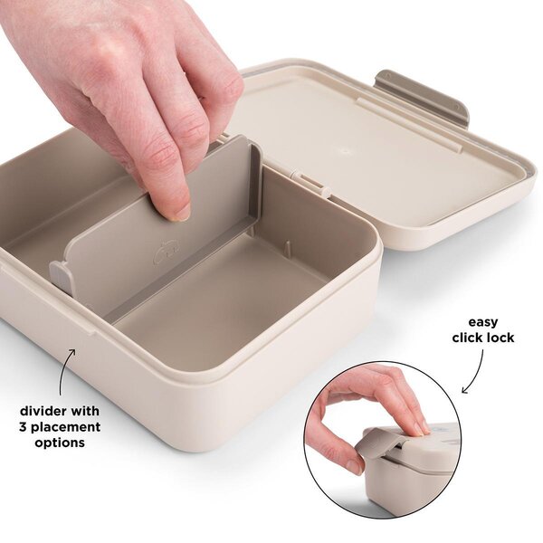 Done by Deer lunch box with divider Celebration Sand - Done by Deer