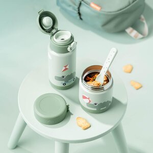 Done by Deer insulated food jar Playground 300ml Green - Done by Deer