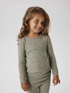 NAME IT merino krekls ar garām piedruknēm Nmnwax - NAME IT