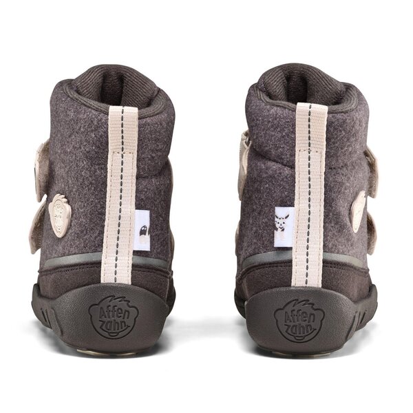 Affenzahn Mid Boot Wool Comfy Rhino - Affenzahn