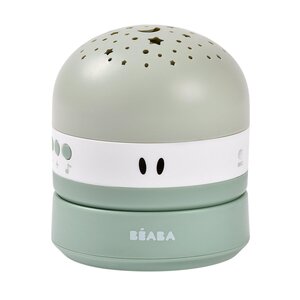 Beaba nakts lampiņa / projektors ar mūziku / balto skaņu Sage Green - Beaba