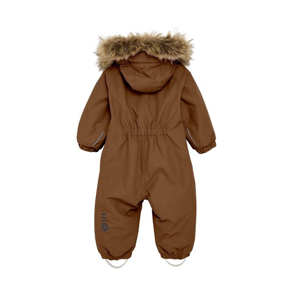 Color Kids Baby Coverall W. Fake Fur - Color Kids
