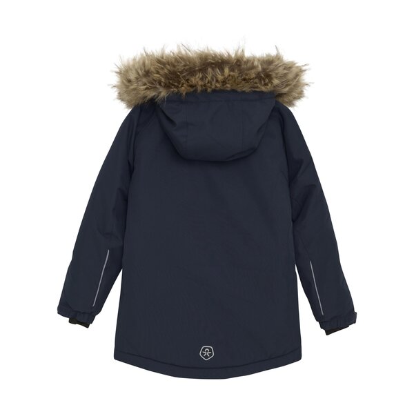 Color Kids Parka W. Fake Fur - Color Kids