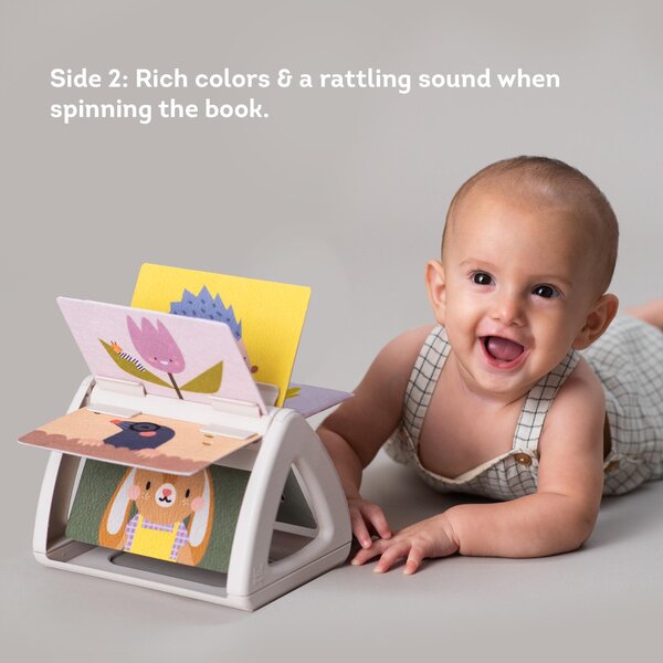 Taf Toys развивающий коврик Tummy Time Spinning Book - Taf Toys