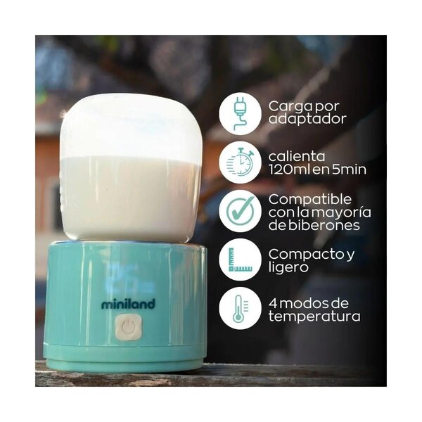 Miniland barošanas pudelītes sildītājs Warmy On the Go - Miniland