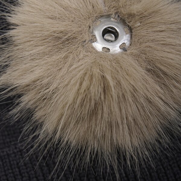 Color Kids Baby Hat W. Wool & Fur - Color Kids