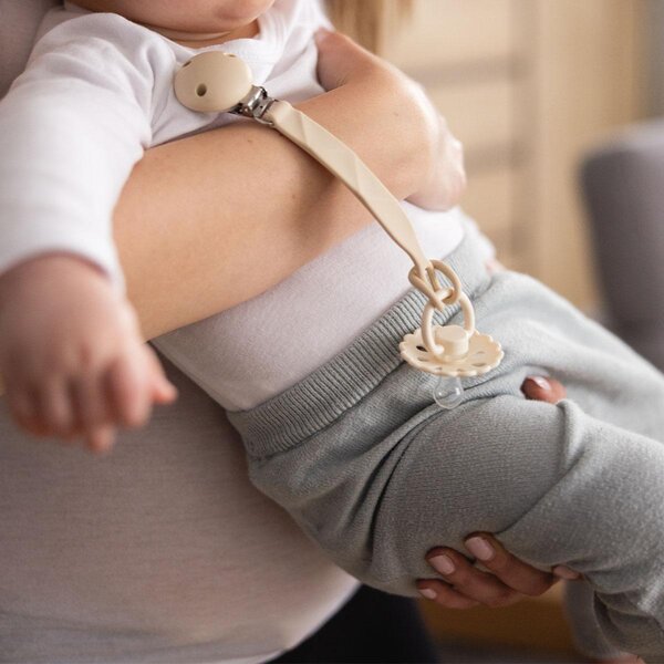 BabyOno soother clip silicone Blue - BabyOno