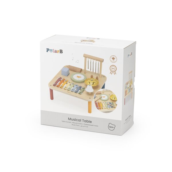 PolarB деревянная игрушка Musical Table - PolarB
