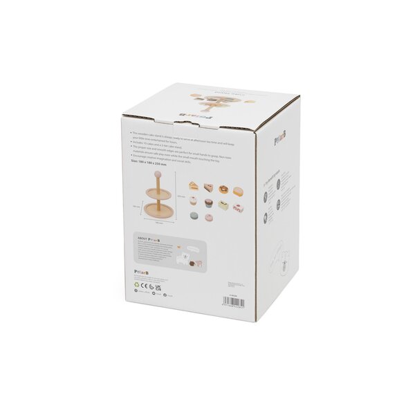 PolarB деревянная игрушка Cake Stand - PolarB