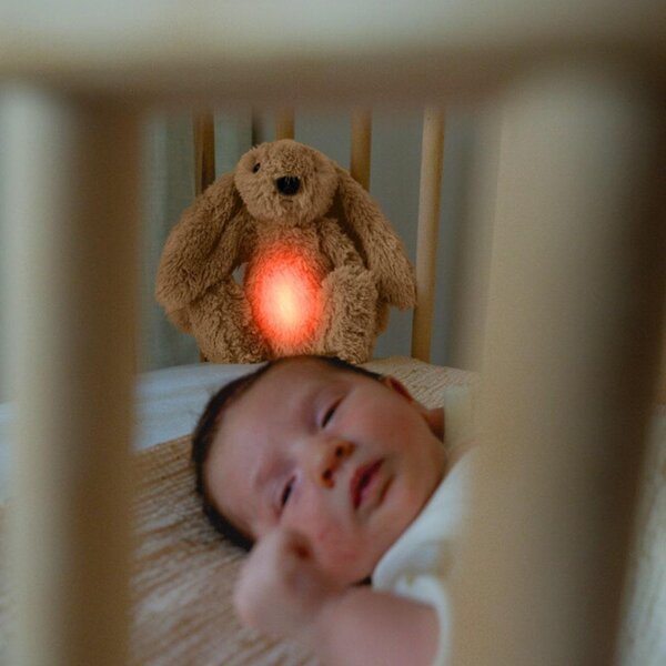 Zazu Rabbit Night Lamp with sound Beige - Zazu