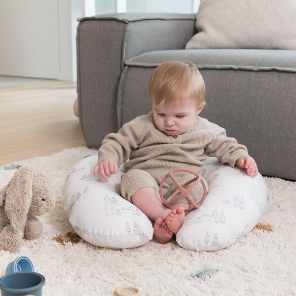 Doomoo Softy подушка для кормления Bear Family Grey - Doomoo