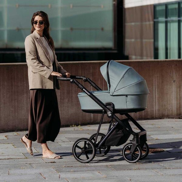 Tinynord Lux vankrikomplekt Sage Green, Chrome Black - Tinynord
