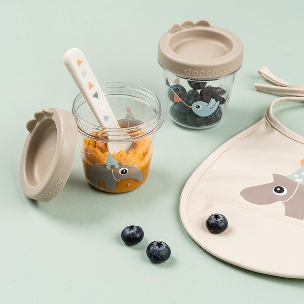 Done by Deer Baby food container 2-pack Celebration Sand - Done by Deer