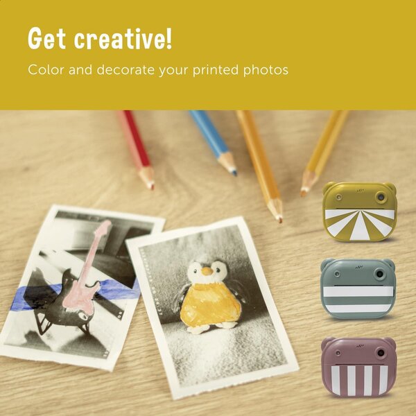 Zazu Fun Digital Camera for Kids with Printer Pink - Zazu