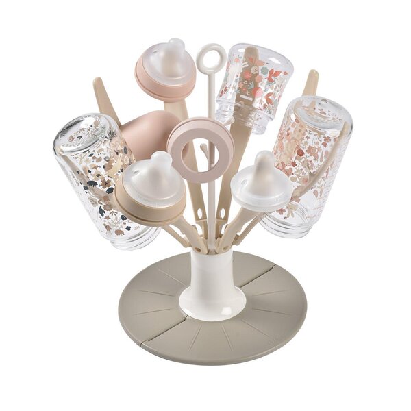 Beaba Flower foldable draining rack Clay - Beaba