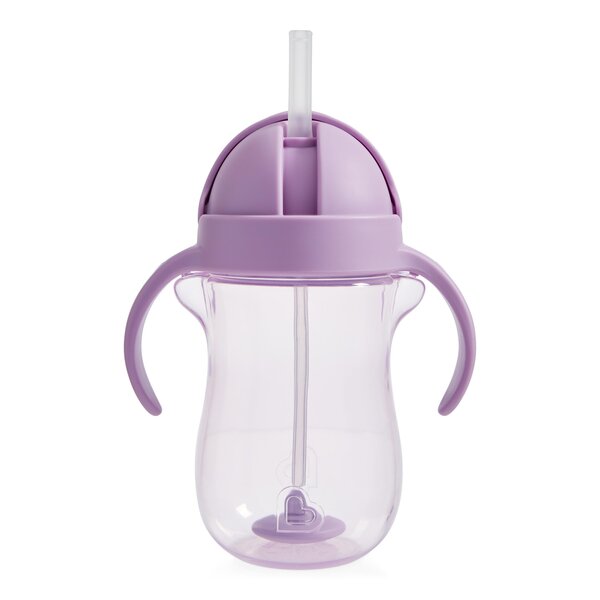 Munchkin бутылочка с соломинкой 296ml Cat Pink - Munchkin