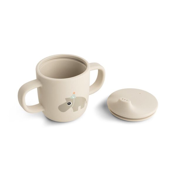 Done by Deer Silicone spout cup 2-handle Celebration Sand - Done by Deer
