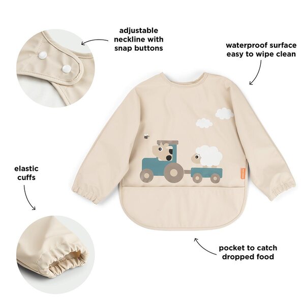 Done by Deer слюнявчик Tiny Farm Sand - Done by Deer