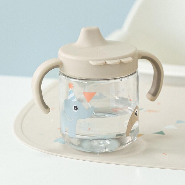 Done by Deer cup 2-handle Celebration Sand - Done by Deer