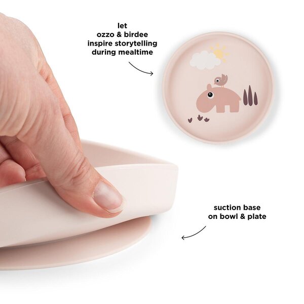 Done by Deer тарелка Silicone Playground Powder - Done by Deer