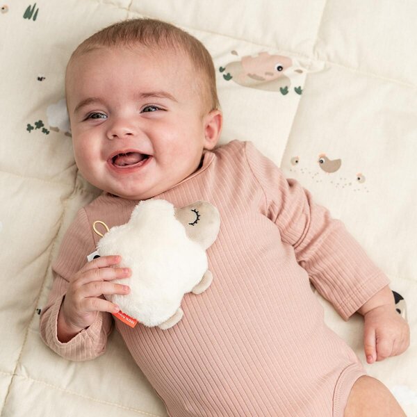 Done by Deer tiny sensory rattle Sheepy Sand - Done by Deer