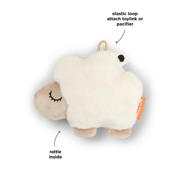 Done by Deer tiny sensory rattle Sheepy Sand - Done by Deer