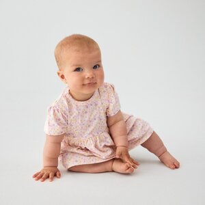 Minymo Body Dress SS AOP - Minymo