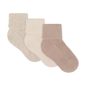 Minymo Baby 2x2 rib sock (3-pack)  - Minymo
