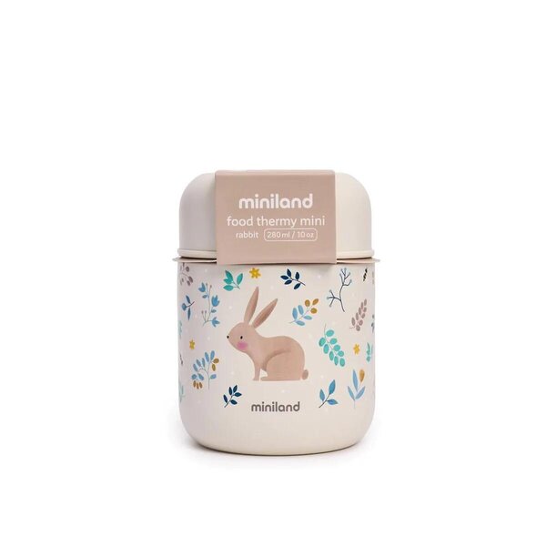 Miniland Insulated food jar 280ml, Thermy Mini Rabbit Rabbit - Miniland