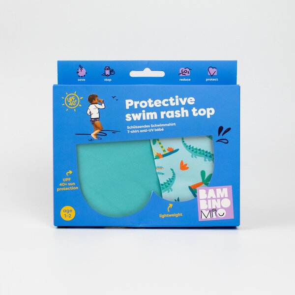 Bambino Mio Protective Swim Top Crafty Croc - Bambino Mio