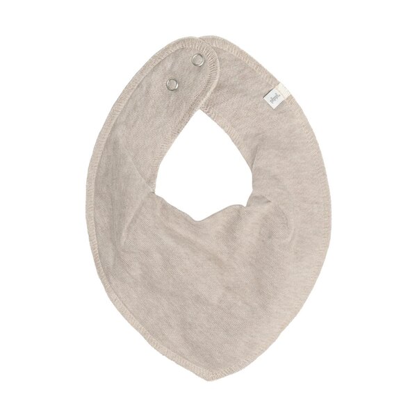 Pippi Bandana Bib - Absorbent Light Taupe  - Pippi