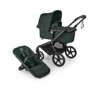Bugaboo Fox 5 Renew 2in1 vankrikomplekt Black/Fern Green - Bugaboo