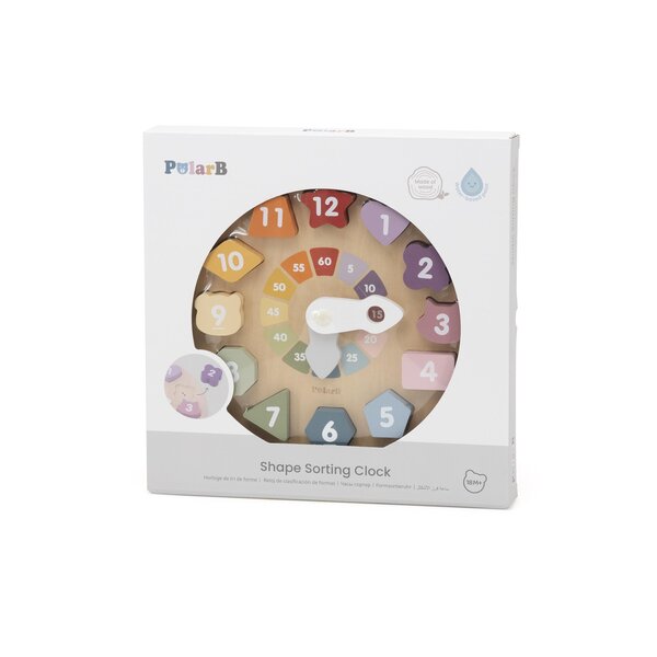 PolarB Shape Sorting Clock - PolarB